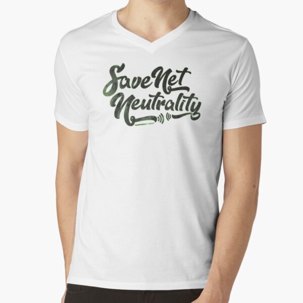 Save Net Neutrality V-Neck T-Shirt