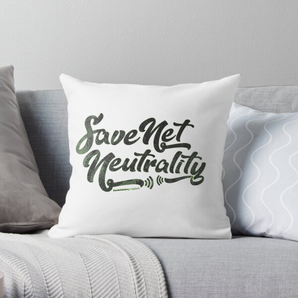 Save Net Neutrality Throw Pillow