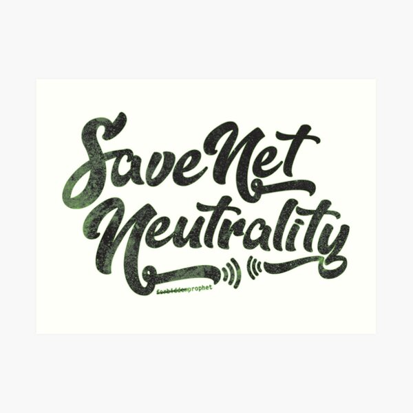 Save Net Neutrality Art Print