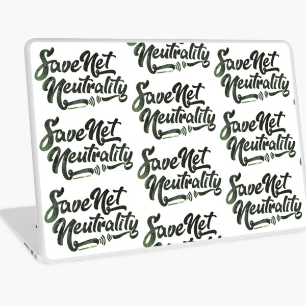 Save Net Neutrality Laptop Skin