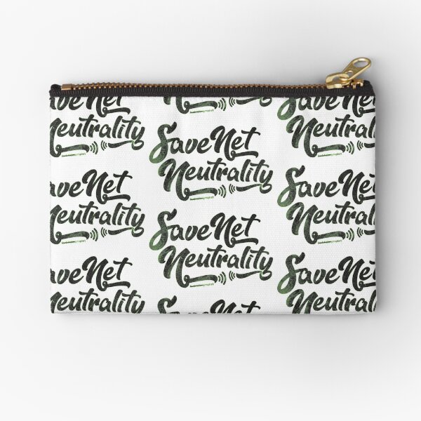 Save Net Neutrality Zipper Pouch