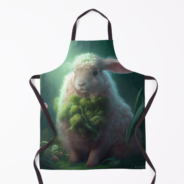 Item preview, A Waft of Angora and Cilantro Digital Painting designed and sold by CodeAndColors.