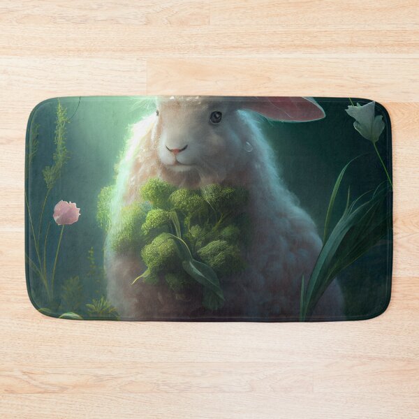 Item preview, A Waft of Angora and Cilantro Digital Painting designed and sold by CodeAndColors.