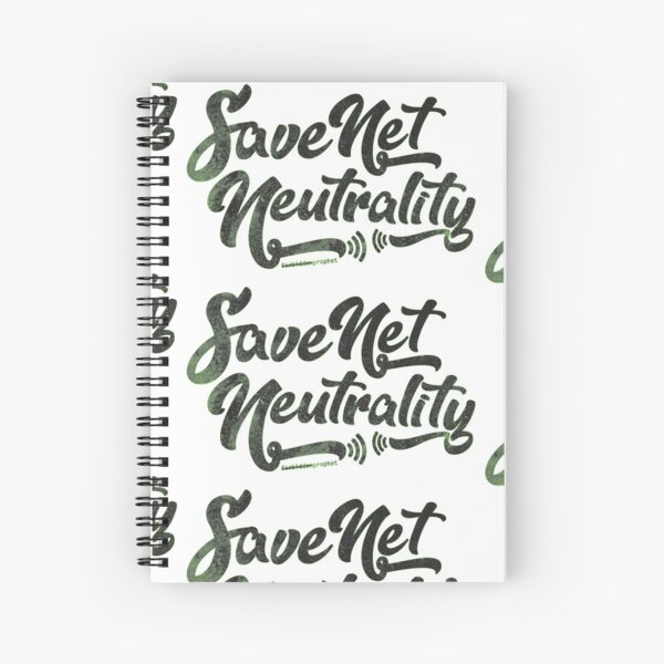 Save Net Neutrality Spiral Notebook