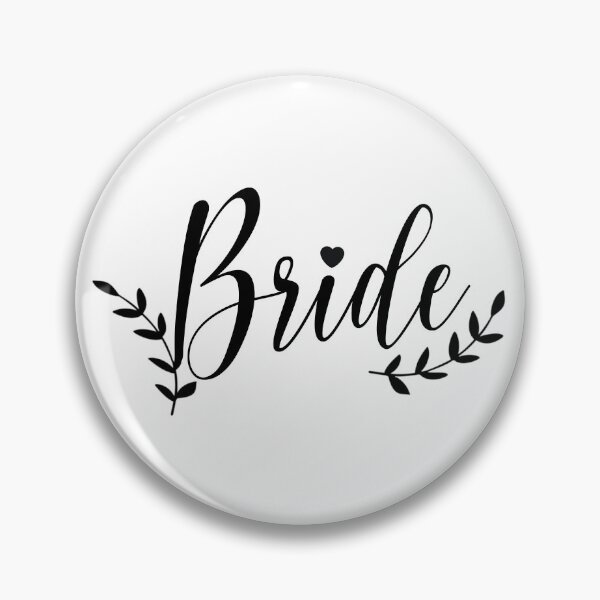 Item preview, Bride Elegant Sign with Little Heart and Leaves  designed and sold by InnaPo ⭐⭐⭐⭐⭐.