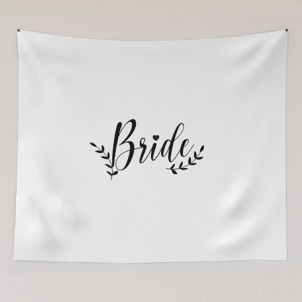 Item preview, Bride Elegant Sign with Little Heart and Leaves  designed and sold by InnaPo ⭐⭐⭐⭐⭐.