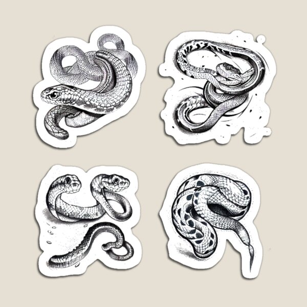 SNAKE Sticker for Sale by ArtBae