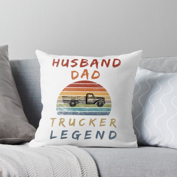 Item preview, Husband dad trucker legend retro sunset designed and sold by Quartztree Shirts.