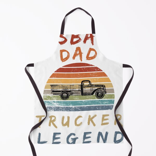 Item preview, Husband dad trucker legend retro sunset designed and sold by Quartztree Shirts.