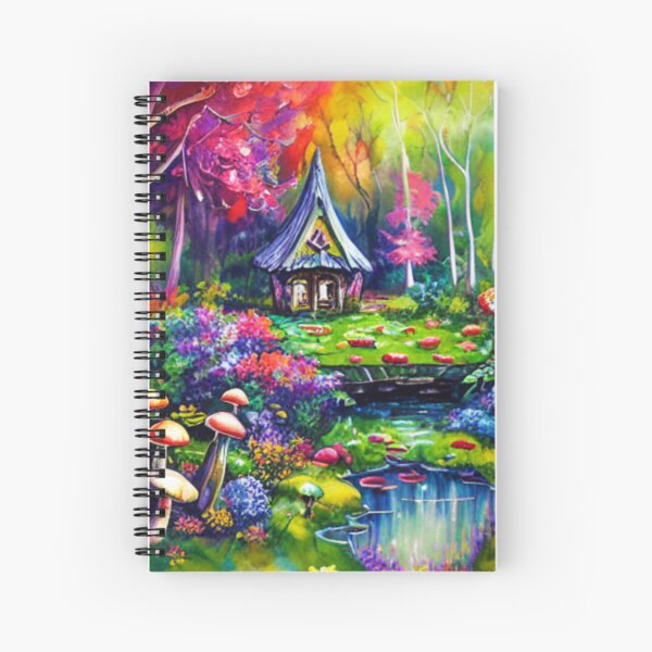 Item preview, A Soothing Fairy Garden in Watercolor - Whispers of the Fairy Garden designed and sold by WBP Mart.
