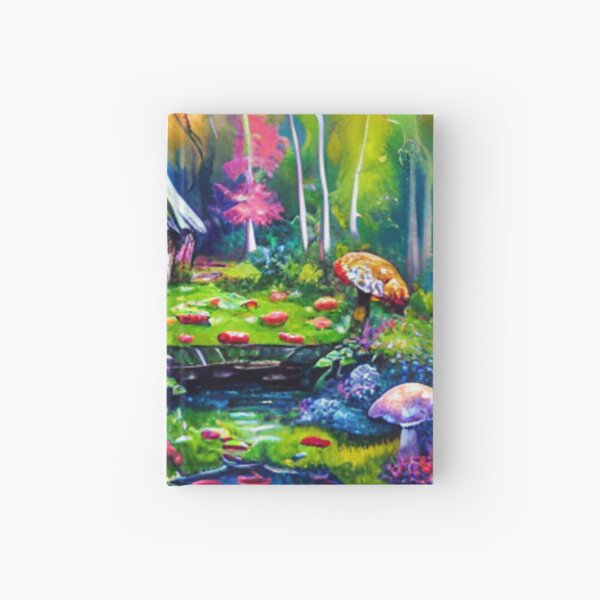 Item preview, A Soothing Fairy Garden in Watercolor - Whispers of the Fairy Garden designed and sold by WBP Mart.