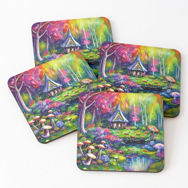 Item preview, A Soothing Fairy Garden in Watercolor - Whispers of the Fairy Garden designed and sold by WBP Mart.