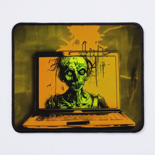 Artikelvorschau, Tremble in Mellow Laptop Glow Digital Painting entworfen und verkauft von CodeAndColors.