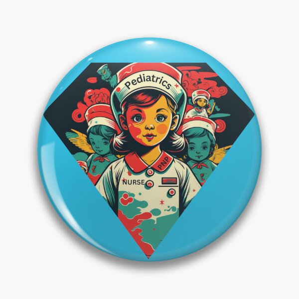 Item preview, Retro PNP design, Pediatrics Nurse Practitioner, childrens nurse, child care specialist designed and sold by Victornewyork.