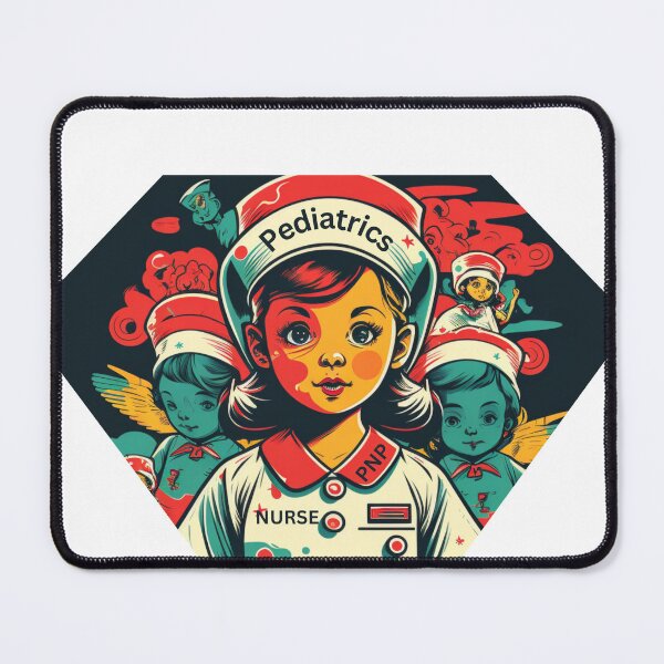 Item preview, Retro PNP design, Pediatrics Nurse Practitioner, childrens nurse, child care specialist designed and sold by Victornewyork.