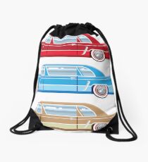 Vintage Car Drawstring Bag