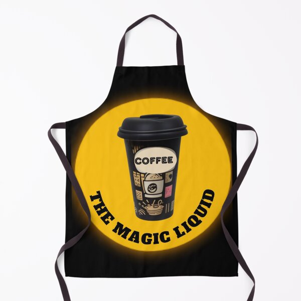 Item preview, Coffee The Magic Liquid - Funny Quote designed and sold by HanaiPrint.