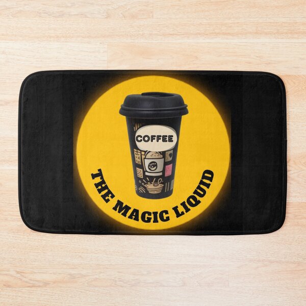 Item preview, Coffee The Magic Liquid - Funny Quote designed and sold by HanaiPrint.