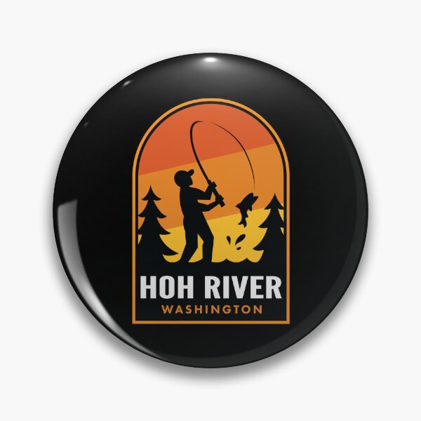 Artikelvorschau, Hoh River Washington Fishing entworfen und verkauft von HalpinDesign.