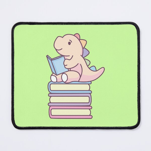 Item preview, Thesaurus Dinosaur - Cute Dinosaur Sit on the Book Stack designed and sold by KawaiiBombShop.