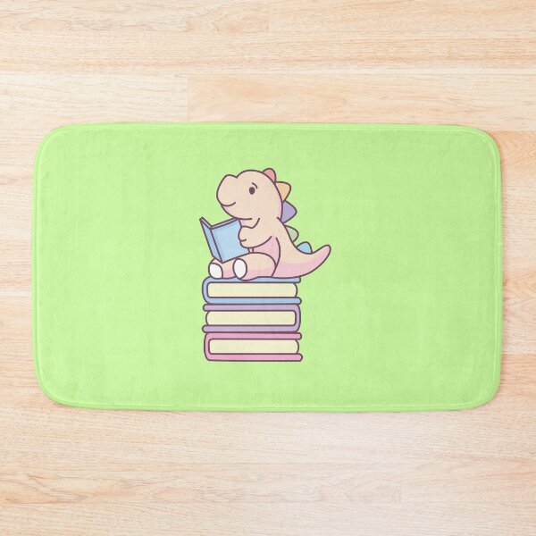 Item preview, Thesaurus Dinosaur - Cute Dinosaur Sit on the Book Stack designed and sold by KawaiiBombShop.