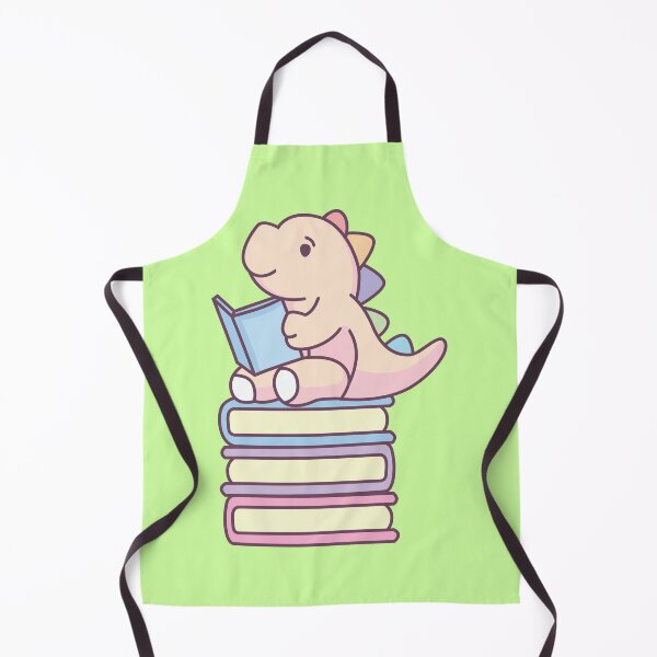 Item preview, Thesaurus Dinosaur - Cute Dinosaur Sit on the Book Stack designed and sold by KawaiiBombShop.