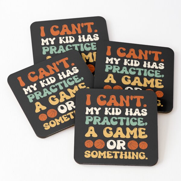 Item preview, I Can't My Kid Has Practice A Game Or Something - Funny Basketball Lover Retro designed and sold by naworas.