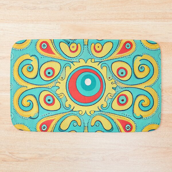 Item preview, Cute Semi Abstract Contemporary Pattern Digital Painting designed and sold by CodeAndColors.