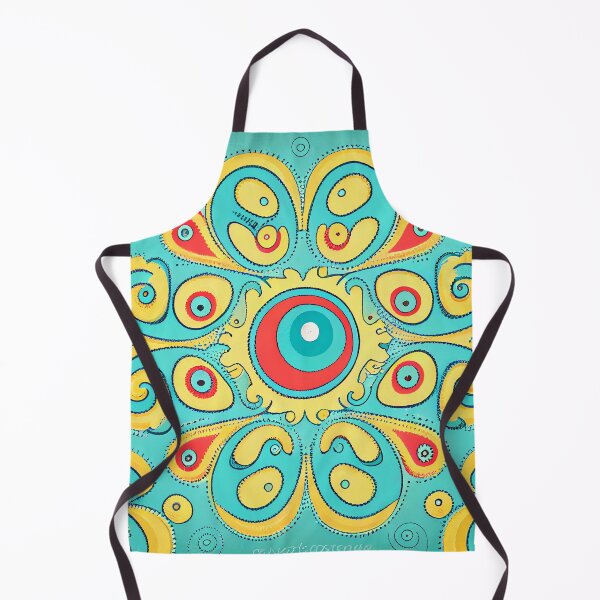Item preview, Cute Semi Abstract Contemporary Pattern Digital Painting designed and sold by CodeAndColors.