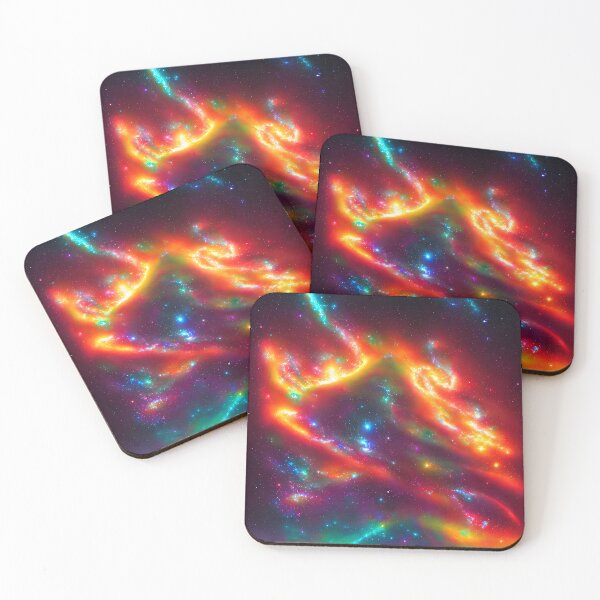 Item preview, Amazing glowing orange galaxies in the outer space  designed and sold by MindEscape ..