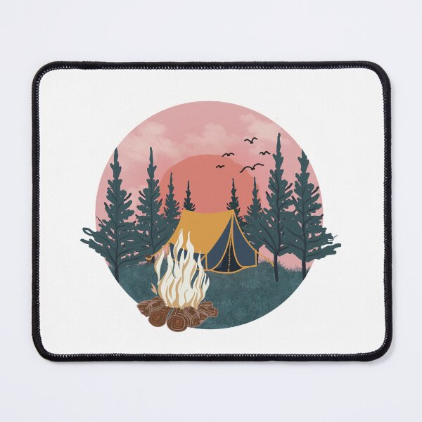Item preview, Graphic for Men Camp & Topo Camping Men's Mountain Men’s Outsoor Campfire designed and sold by HAWORD.