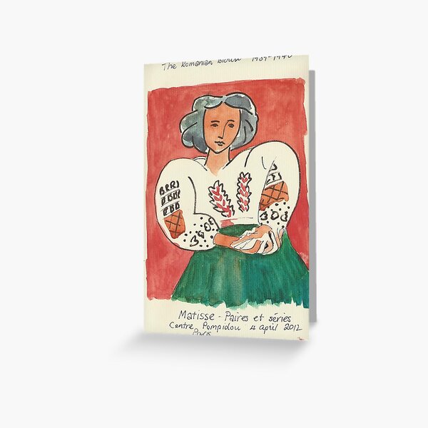 Item preview, Postcards from Europe -  a study of Matisse designed and sold by Gary Shaw.