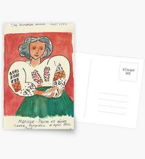 Postcards from Europe - a study of Matisse Postcards