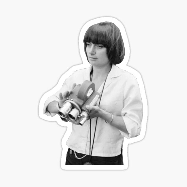 Aperçu de l'œuvre Une jeune Agnès Varda créée et vendue par planet99design.