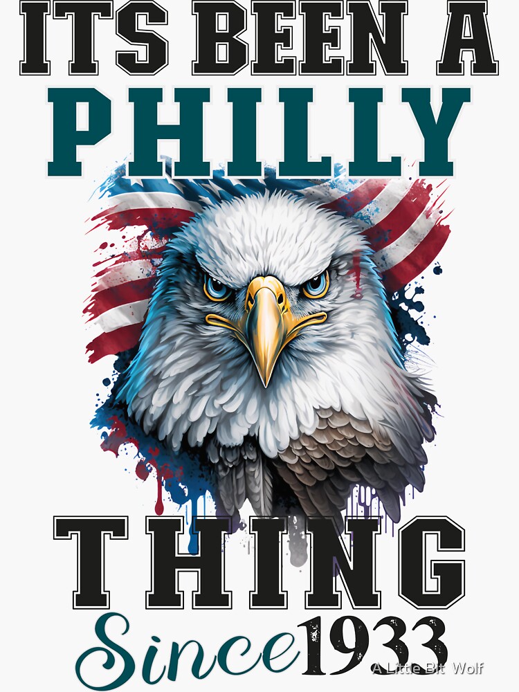 Philly Eagles Football Go Birds - Vintage Style - Its A Philly Thing -  Sticker