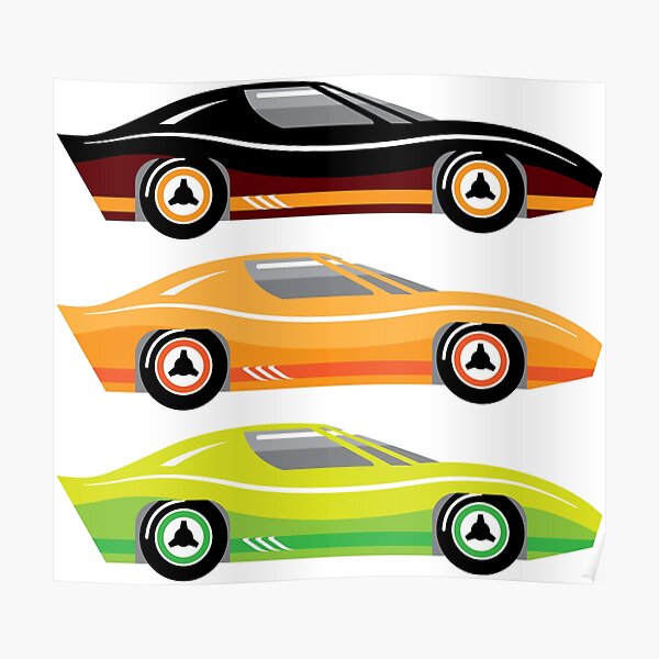 "Vintage Sport Car" Poster for Sale by vectorworks51 Redbubble