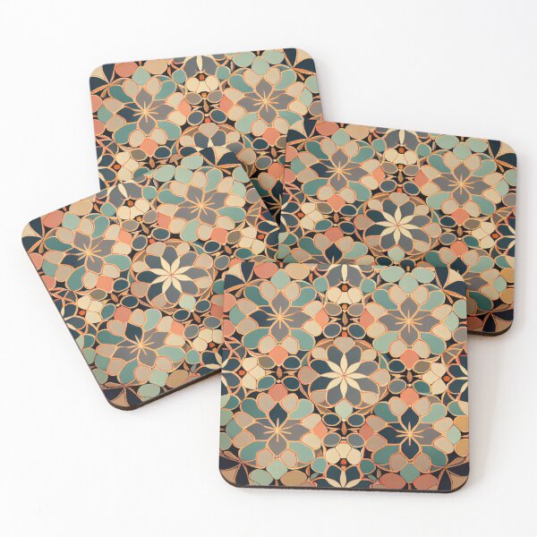 Item preview, Muted Asian Pattern Digital Painting designed and sold by CodeAndColors.