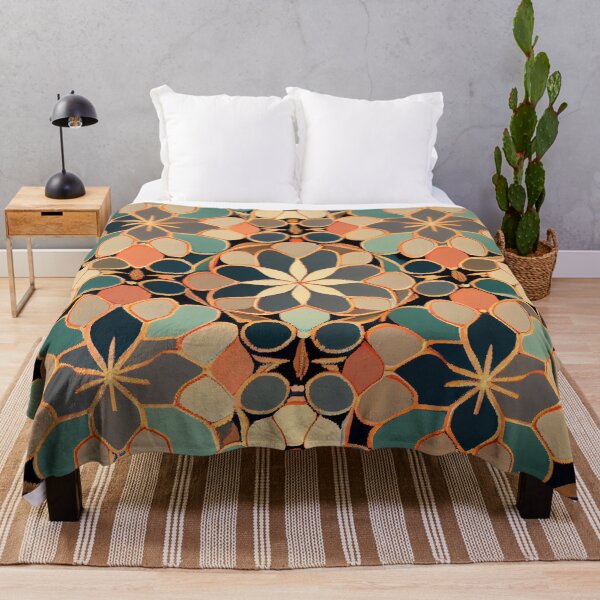 Item preview, Muted Asian Pattern Digital Painting designed and sold by CodeAndColors.