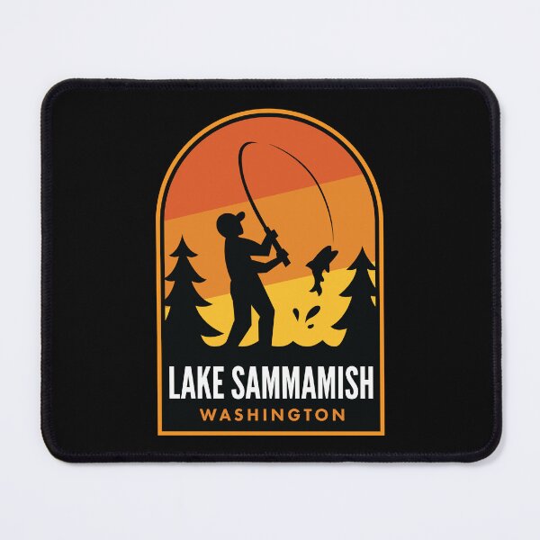 Artikelvorschau, Lake Sammamish Washington Fishing entworfen und verkauft von HalpinDesign.