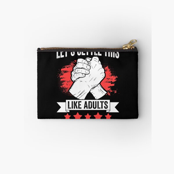 Item preview, Let's Settle This Like Adults Funny Arm Wrestling Tournament designed and sold by Nessshirts.