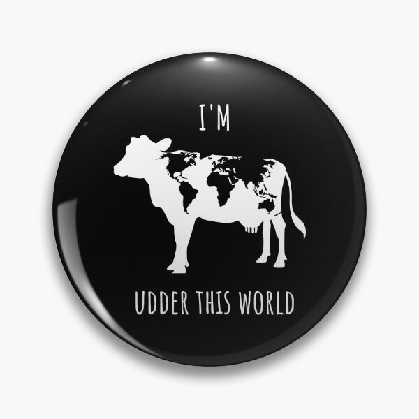 Item preview, I'm Udder This World Funny Pun designed and sold by SiYDesigns.