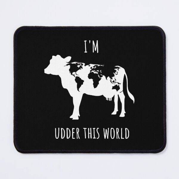 Item preview, I'm Udder This World Funny Pun designed and sold by SiYDesigns.