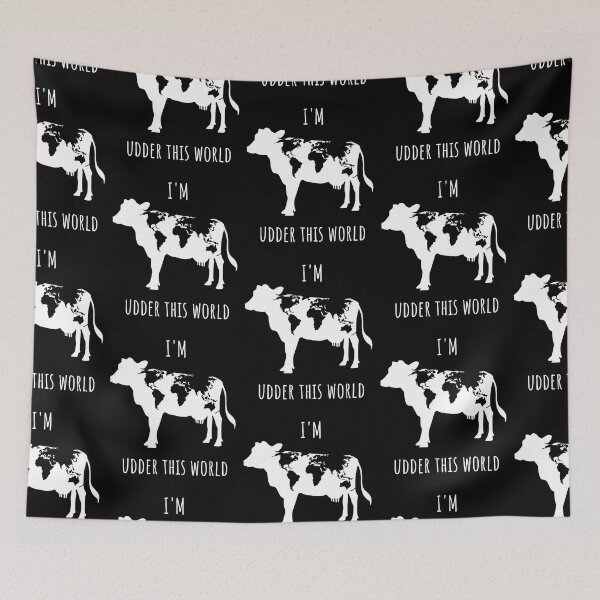 Item preview, I'm Udder This World Funny Pun designed and sold by SiYDesigns.