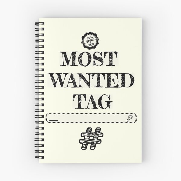 Item preview, MOST WANTED TAG designed and sold by hyphen-design.