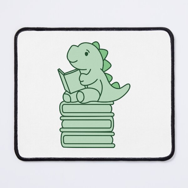 Item preview, Thesaurus Dinosaur - Cute Dinosaur Sit on the Book Stack designed and sold by KawaiiBombShop.