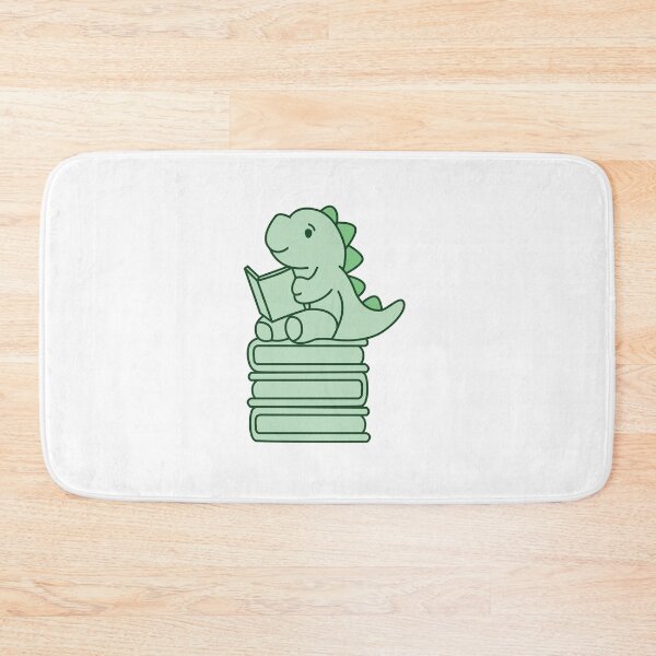Item preview, Thesaurus Dinosaur - Cute Dinosaur Sit on the Book Stack designed and sold by KawaiiBombShop.