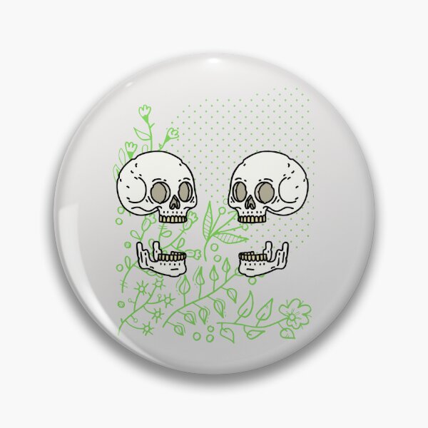 Item preview, Skull in flowers designed and sold by Simo0455.