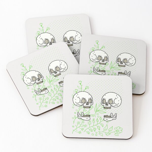 Item preview, Skull in flowers designed and sold by Simo0455.