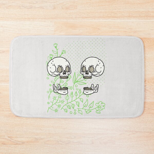 Item preview, Skull in flowers designed and sold by Simo0455.