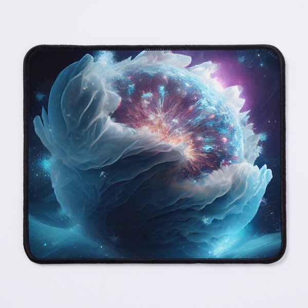Item preview, Frozen Fluff in Space Digital Painting designed and sold by CodeAndColors.